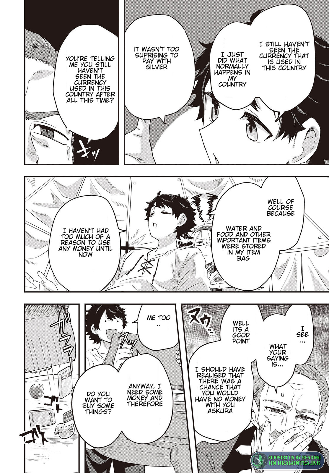 Muteki Shounin no Isekai Nariagari Monogatari Chapter 6.1 page 4 - 