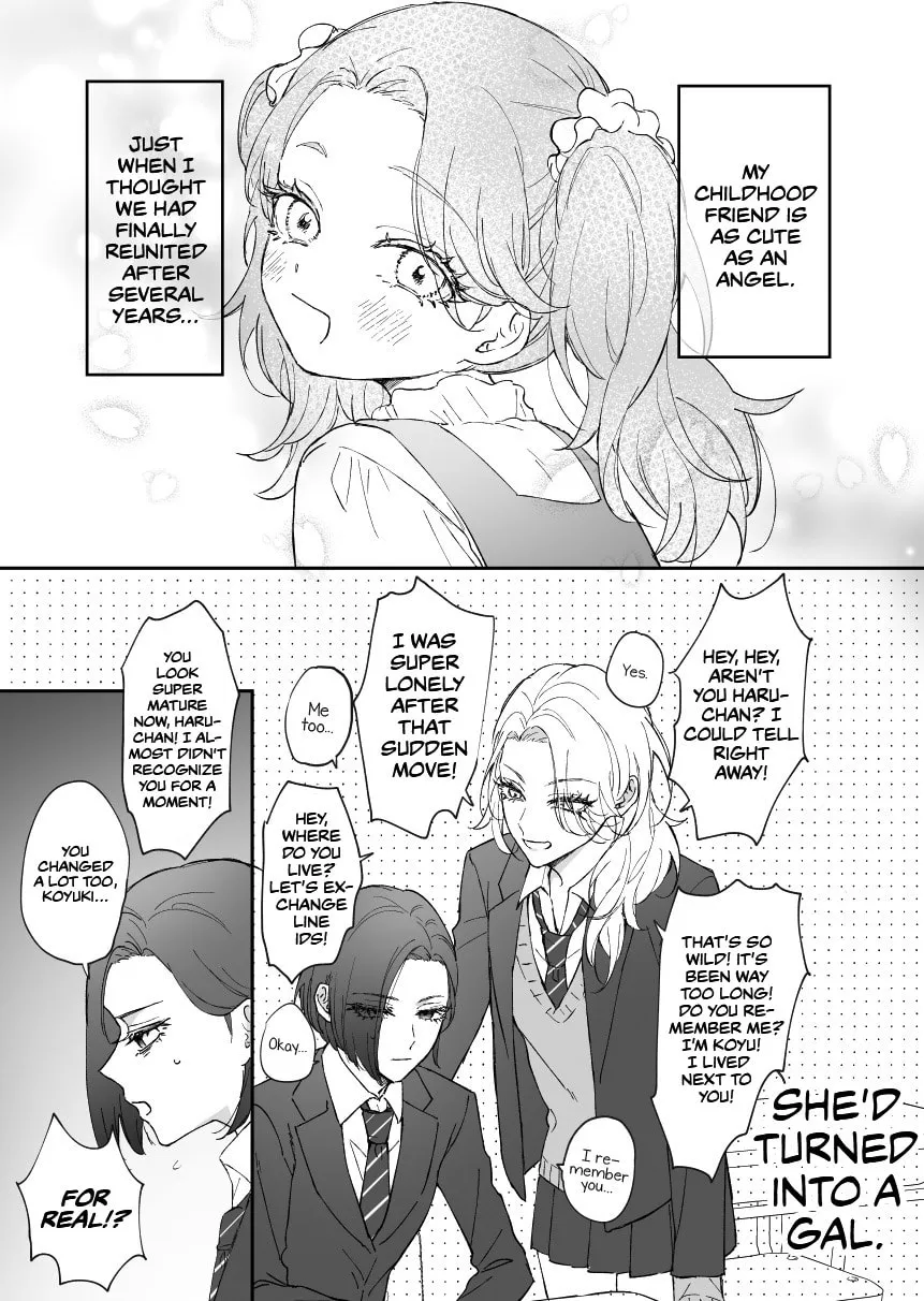 My Angel Childhood Friend was a Gal When We Met Again Chapter 1 page 1 - 