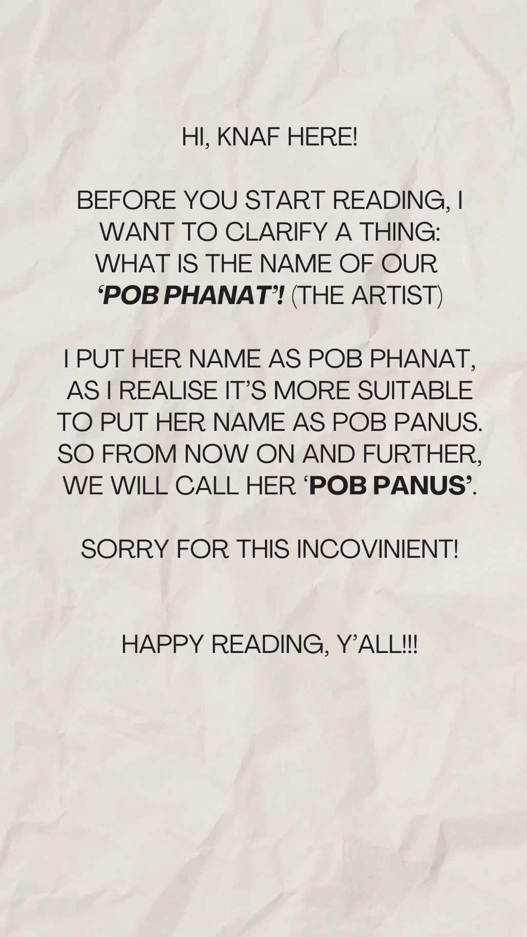My beloved, Pob and Kan Chapter 3 page 1 - 
