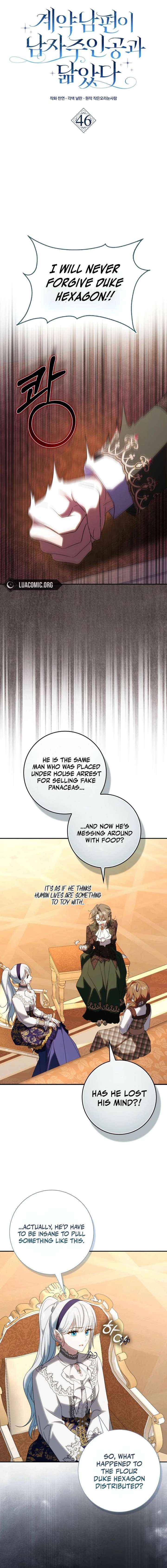 My Contract Husband Resembles the Male Protagonist Chapter 46 page 3 - 