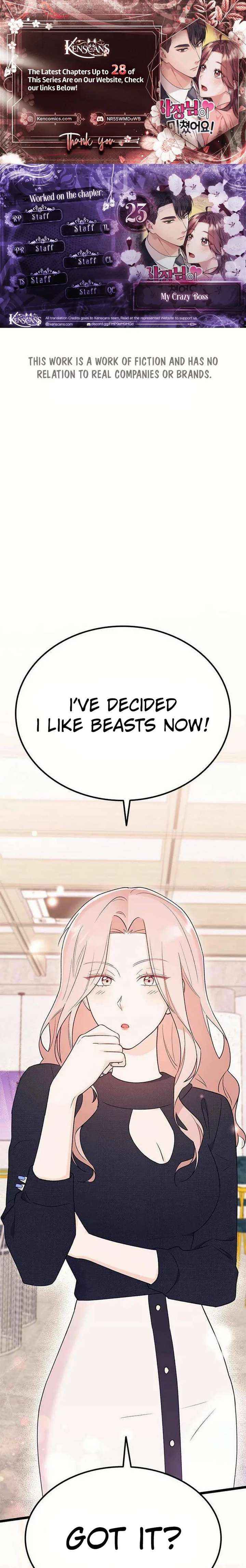 My Crazy Boss Chapter 23 page 1 - 