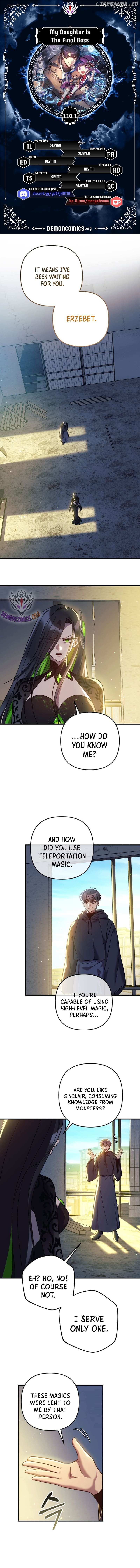 My Daughter Is The Final Boss Chapter 110.1 page 1 - 