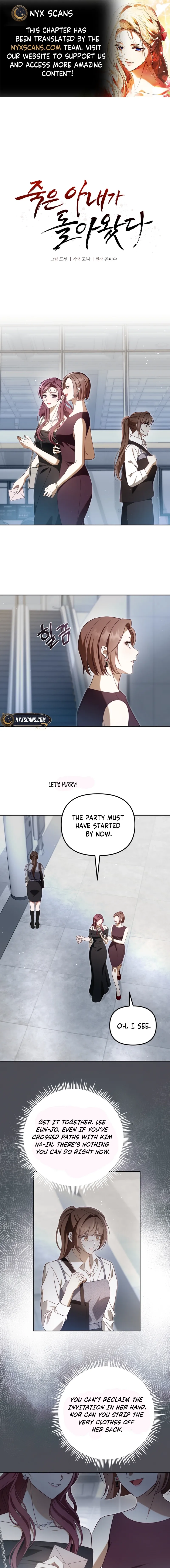 My Dead Wife Came Back Chapter 9 page 1 - 
