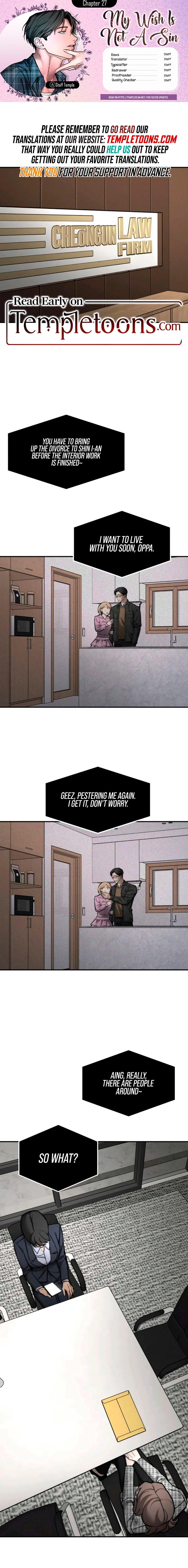 My Desire Is Not a Sin Chapter 27 page 1 - 