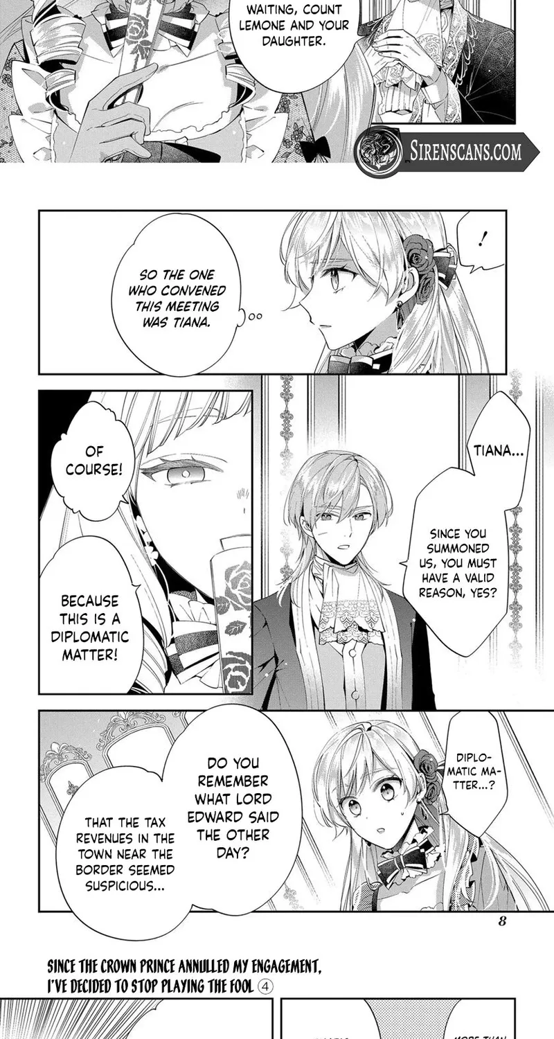 My Engagement Was Cancelled so I Will Stop Pretending to Be a Fool Chapter 16 page 6 - 