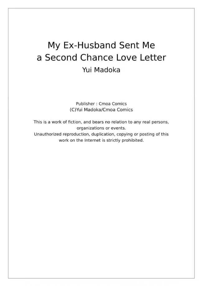 My Ex-Husband Sent Me a Second Chance Love Letter Chapter 2 page 34 - 