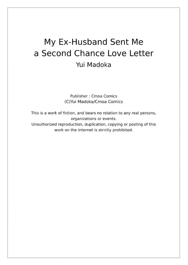 My Ex-Husband Sent Me a Second Chance Love Letter Chapter 3 page 33 - 