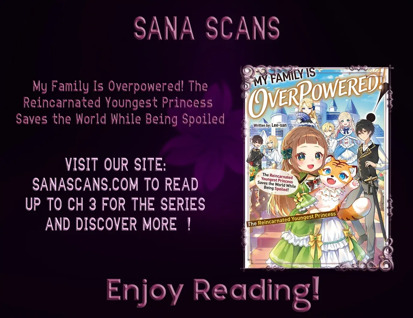 My Family Is Overpowered! The Reincarnated Youngest Princess Saves the World While Being Spoiled Chapter 1 page 1 - 