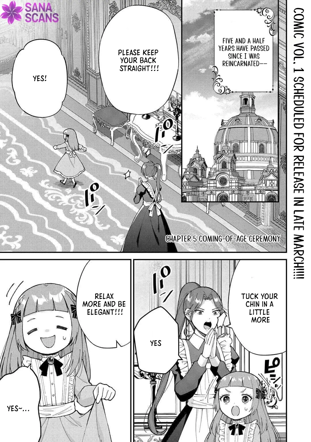 My Family Is Overpowered! The Reincarnated Youngest Princess Saves the World While Being Spoiled Chapter 5 page 1 - 