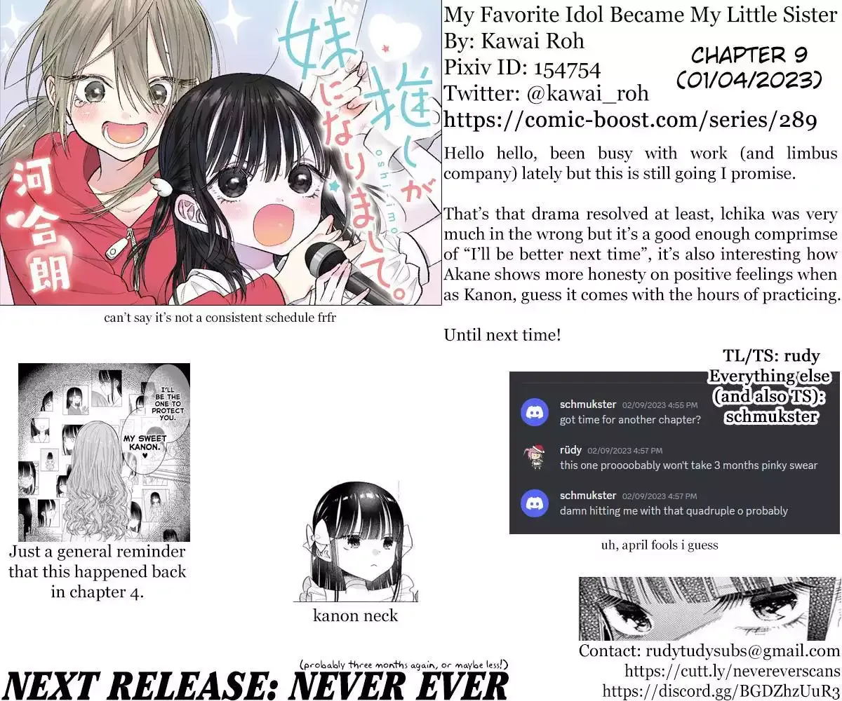 My Favorite Idol Became My Little Sister Chapter 9 page 21 - 