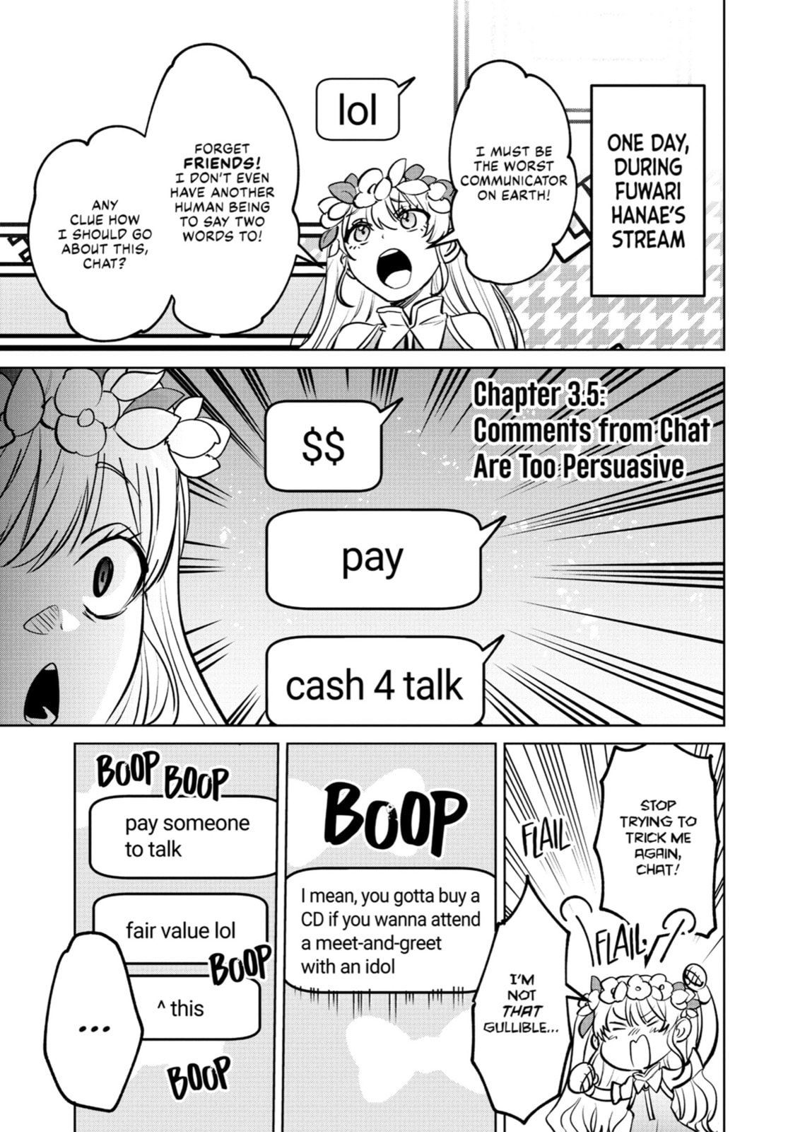 My Favorite VTuber is Scary IRL Chapter 3.1 page 1 - 