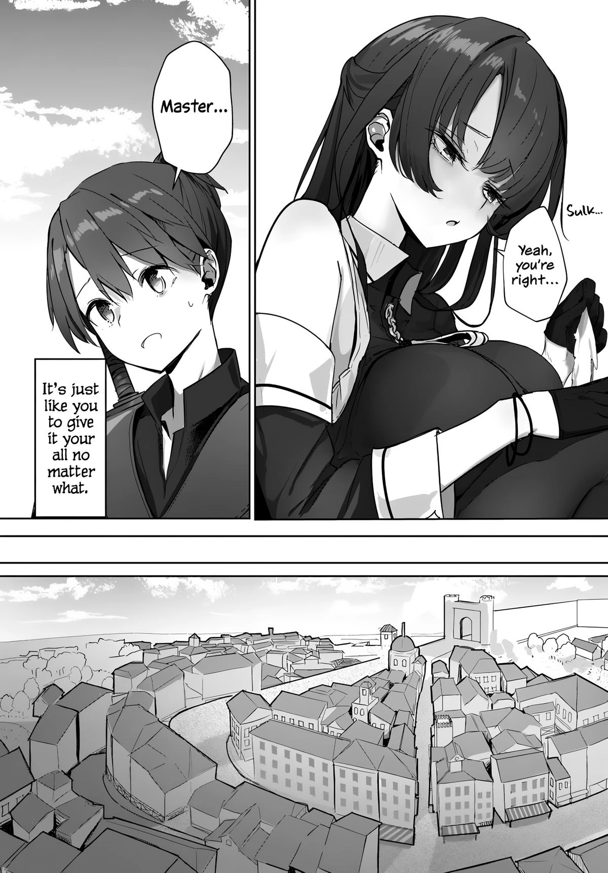 My Female Sword Master, Whom I Live With, Is So Cute That I