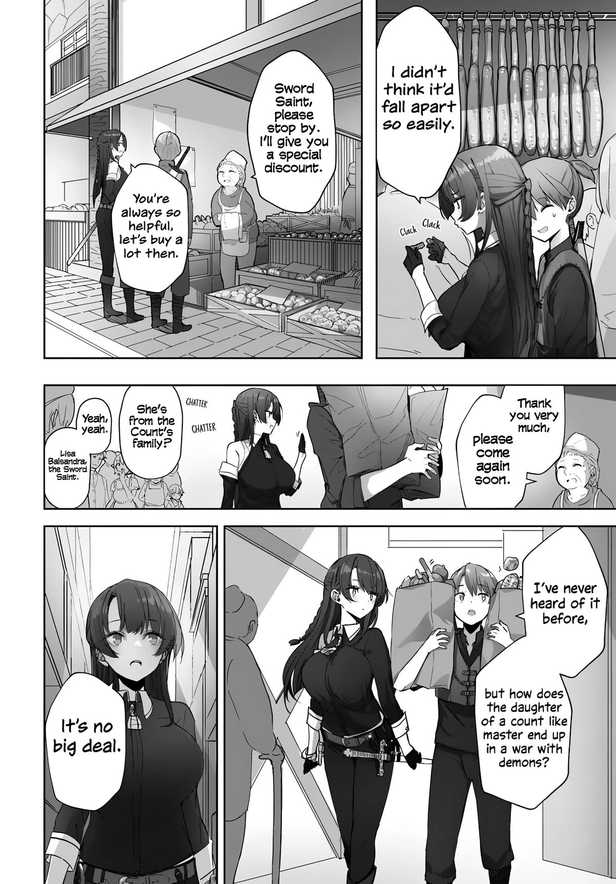 My Female Sword Master, Whom I Live With, Is So Cute That I