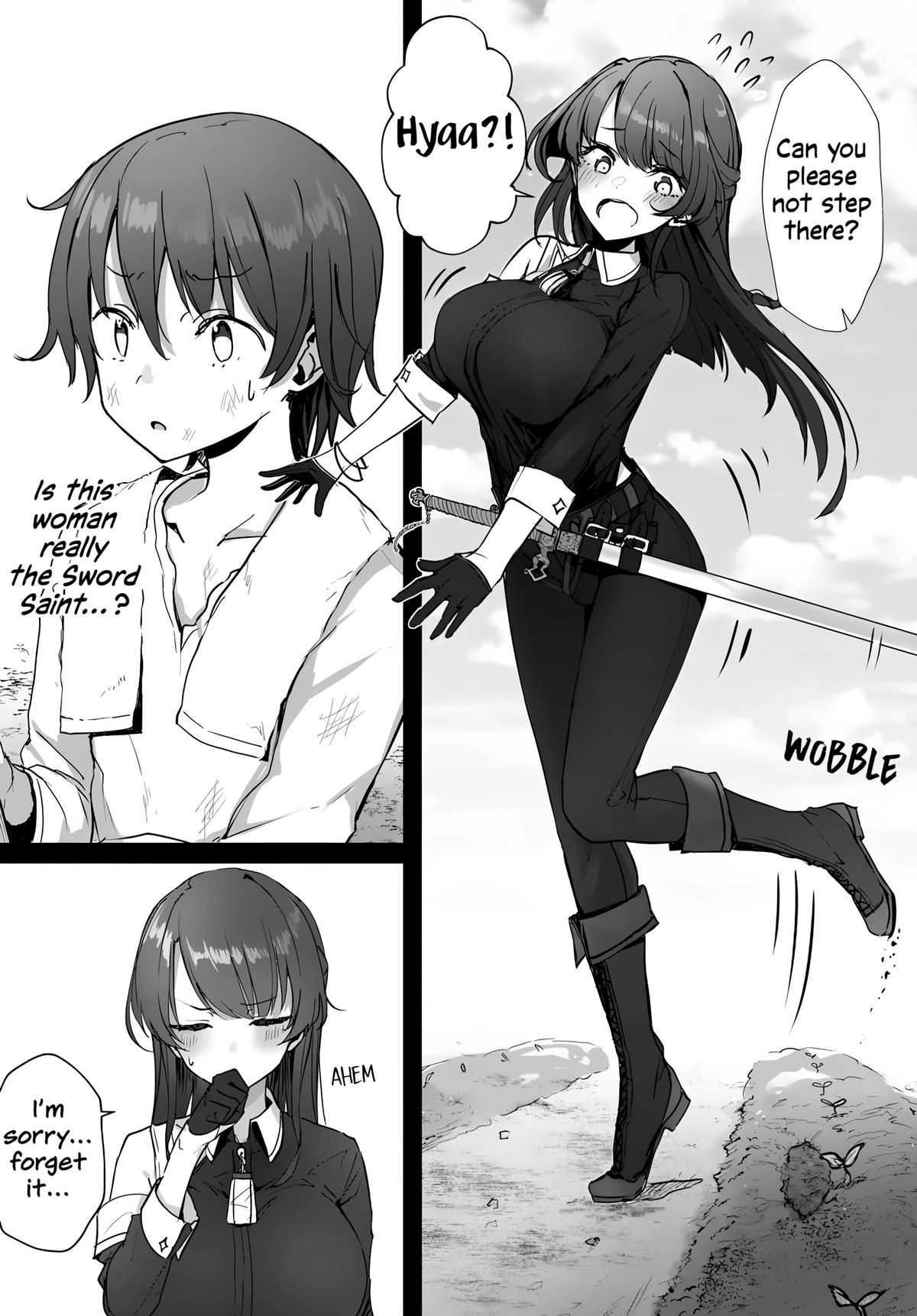 My Female Sword Master, Whom I Live With, Is So Cute That I