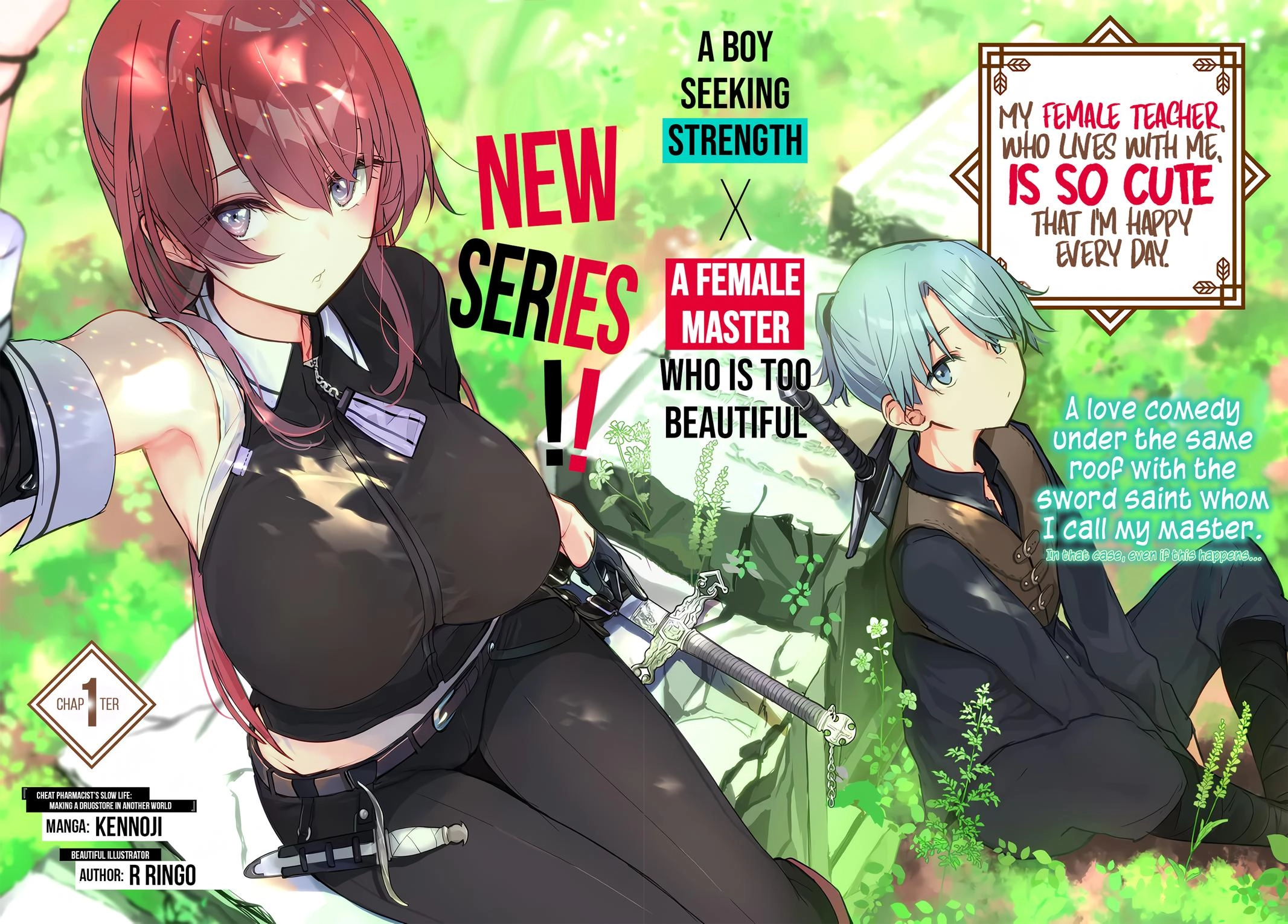 My Female Sword Master, Whom I Live With, Is So Cute That I