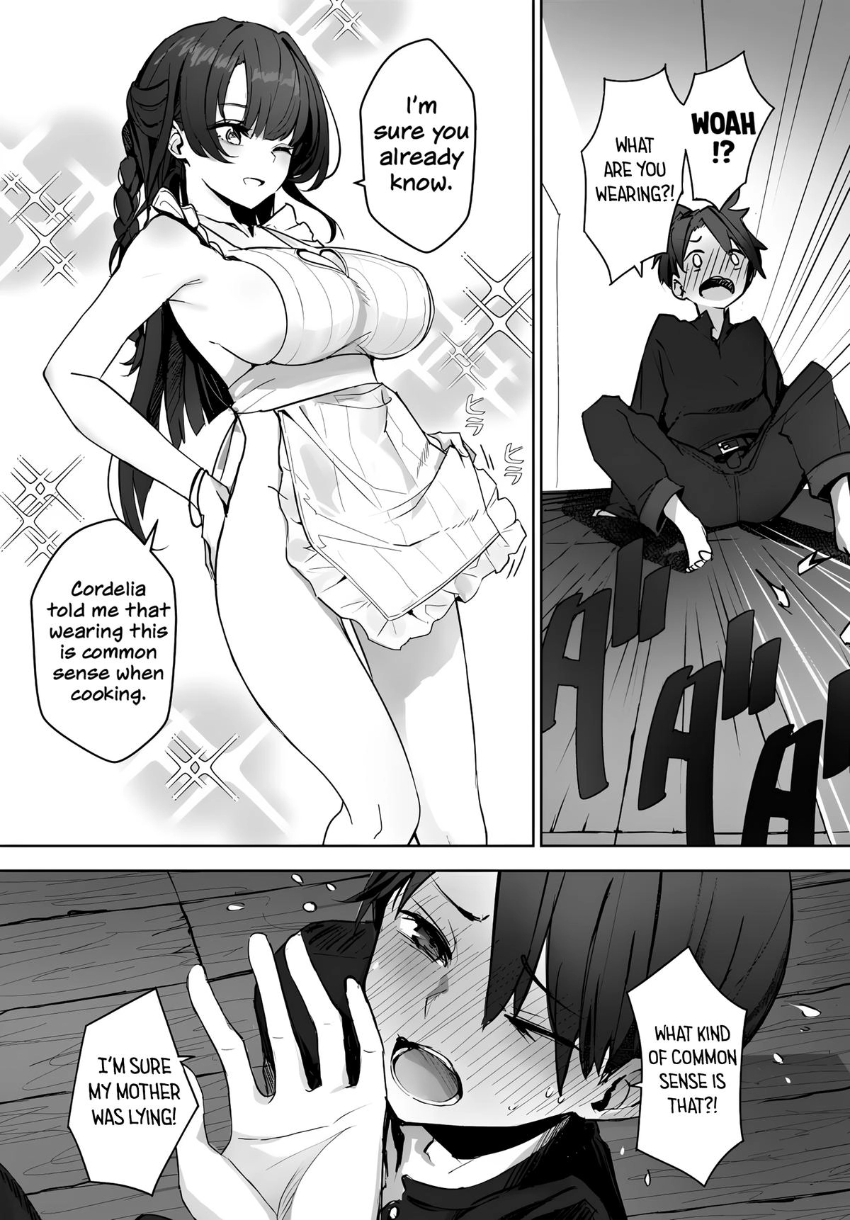 My Female Sword Master, Whom I Live With, Is So Cute That I