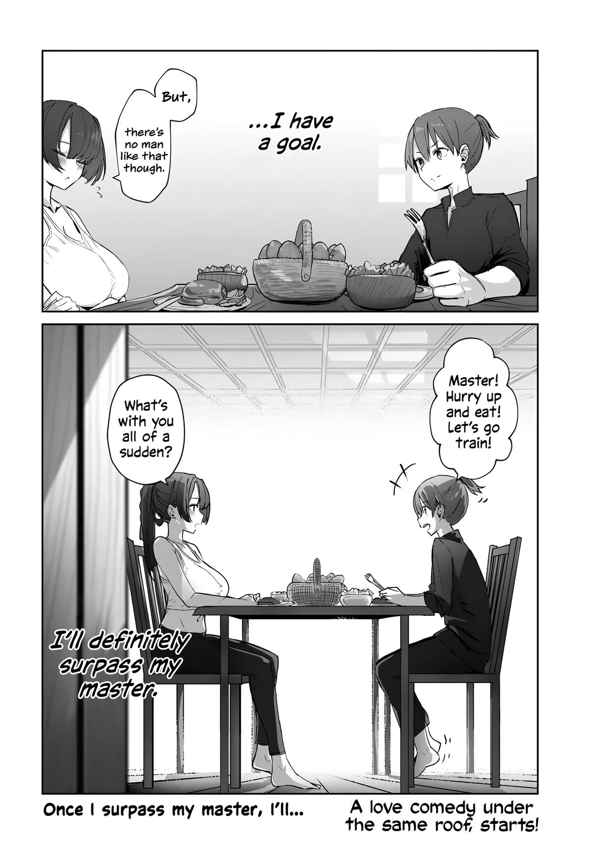 My Female Sword Master, Whom I Live With, Is So Cute That I