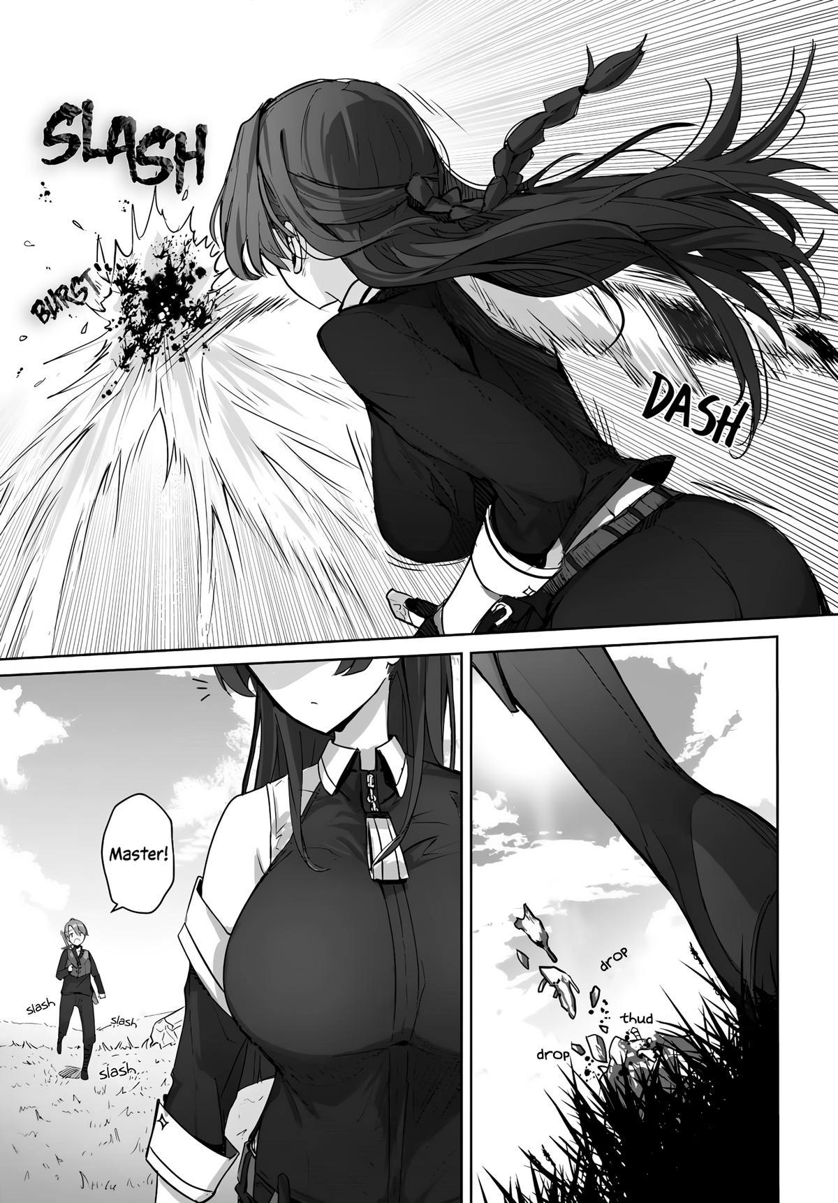 My Female Sword Master, Whom I Live With, Is So Cute That I