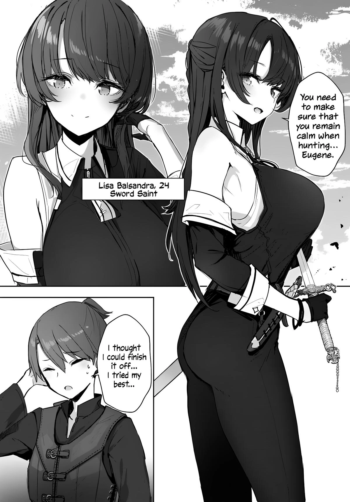 My Female Sword Master, Whom I Live With, Is So Cute That I