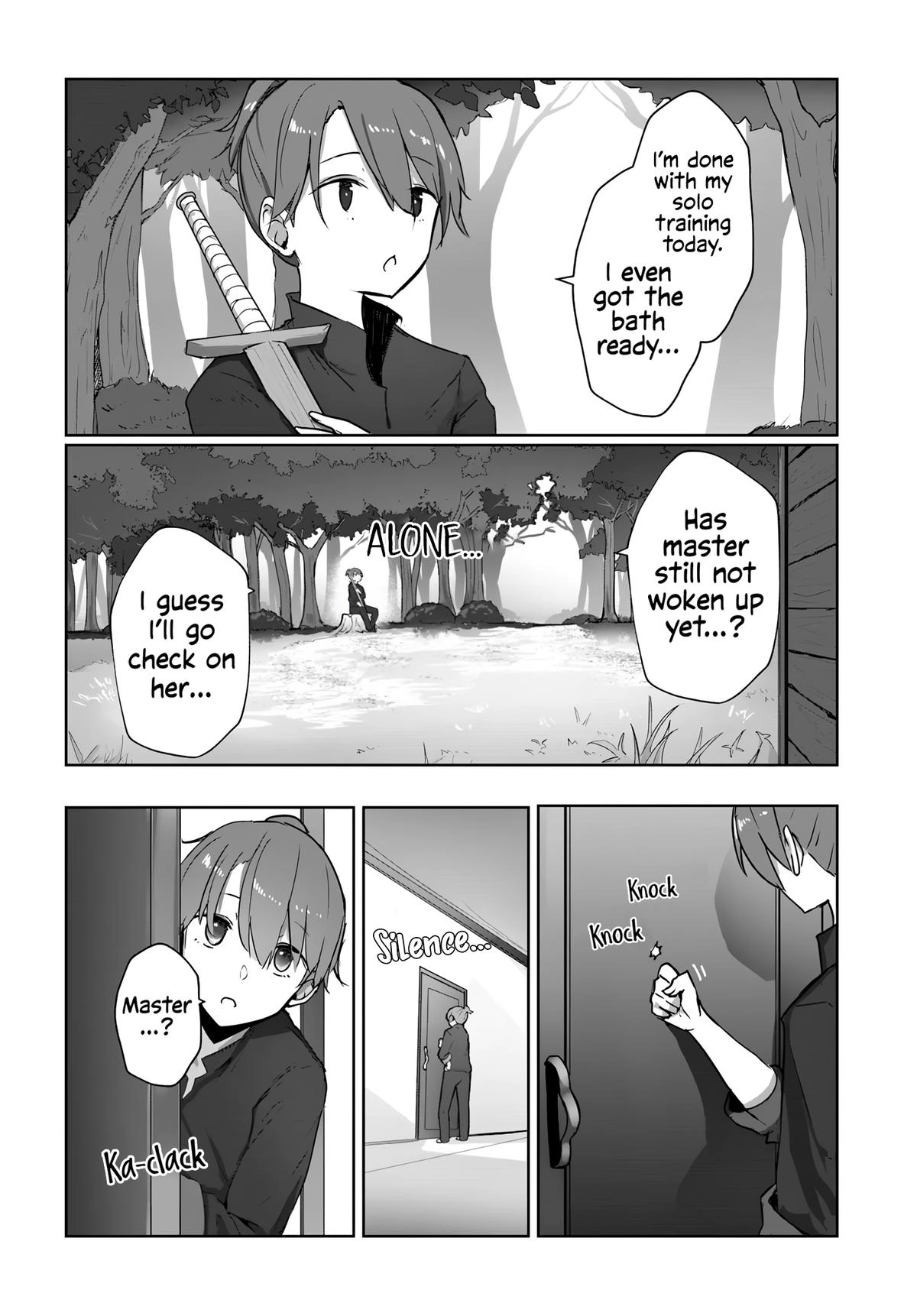 My Female Sword Master, Whom I Live With, Is So Cute That I