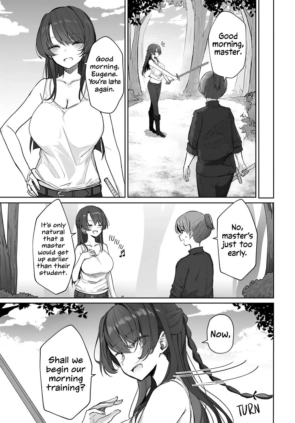 My Female Sword Master, Whom I Live With, Is So Cute That I