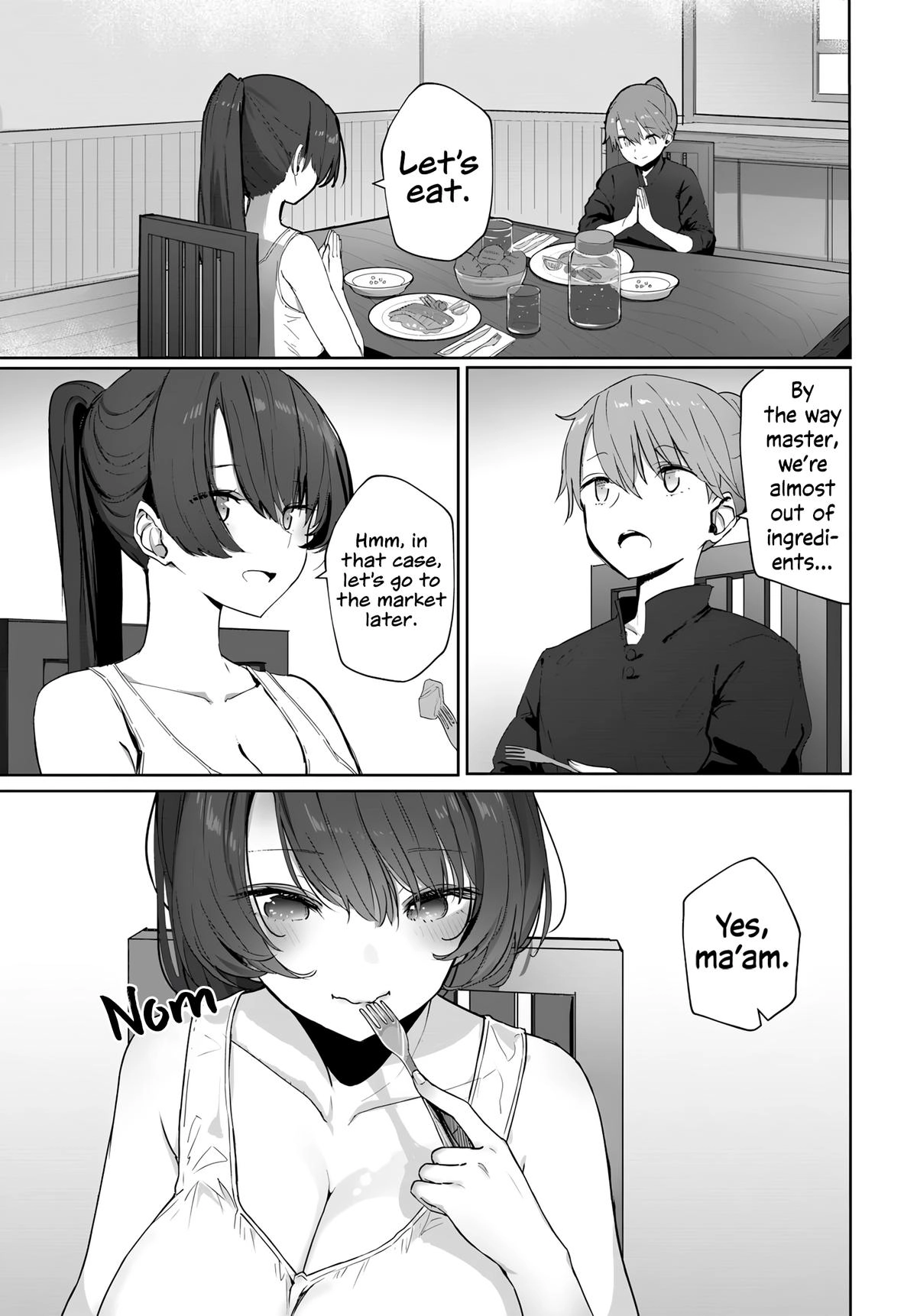 My Female Sword Master, Whom I Live With, Is So Cute That I