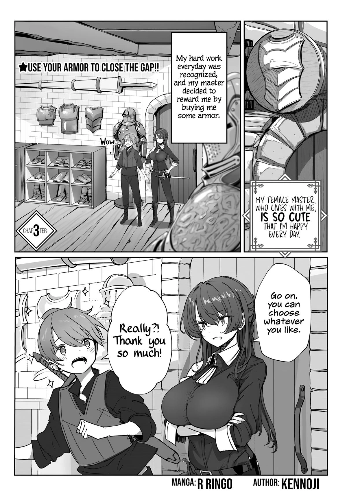 My Female Sword Master, Whom I Live With, Is So Cute That I