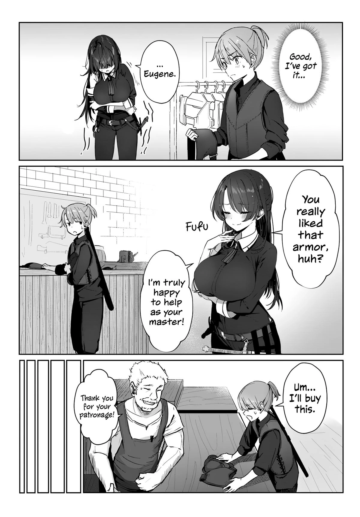 My Female Sword Master, Whom I Live With, Is So Cute That I
