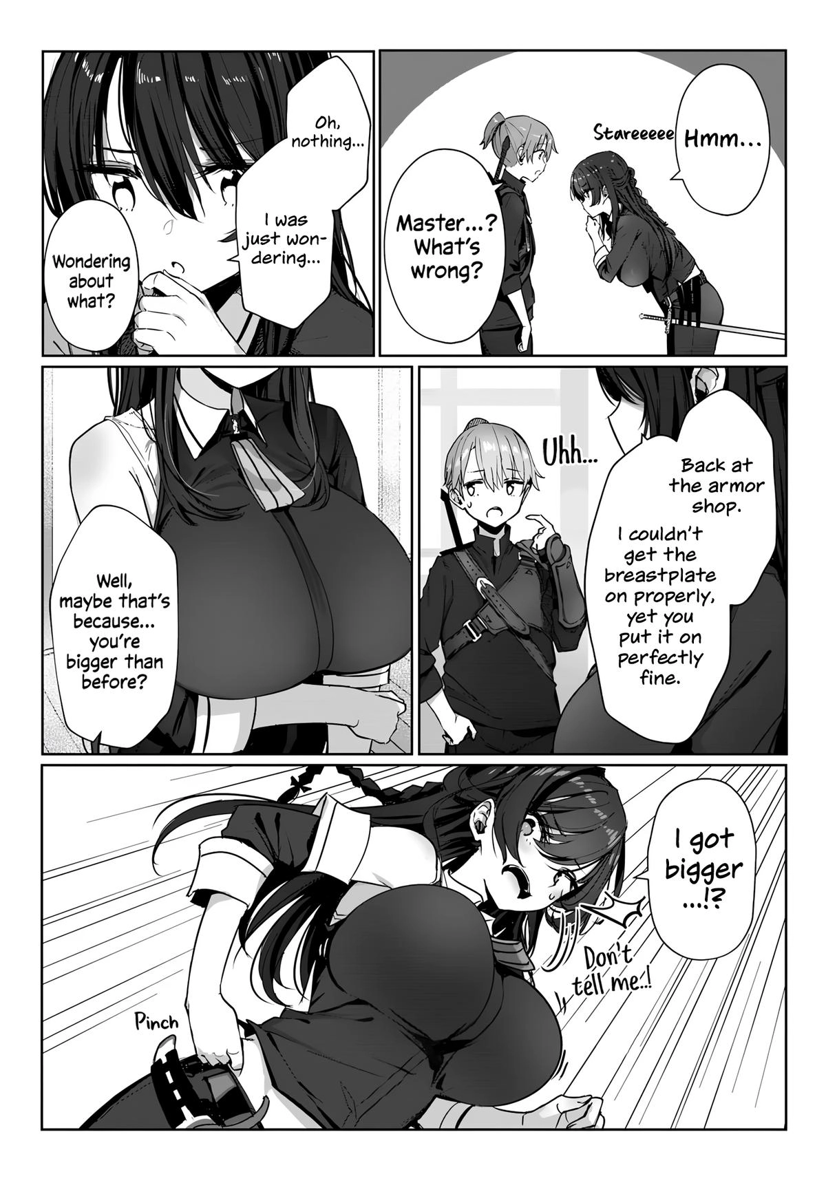 My Female Sword Master, Whom I Live With, Is So Cute That I