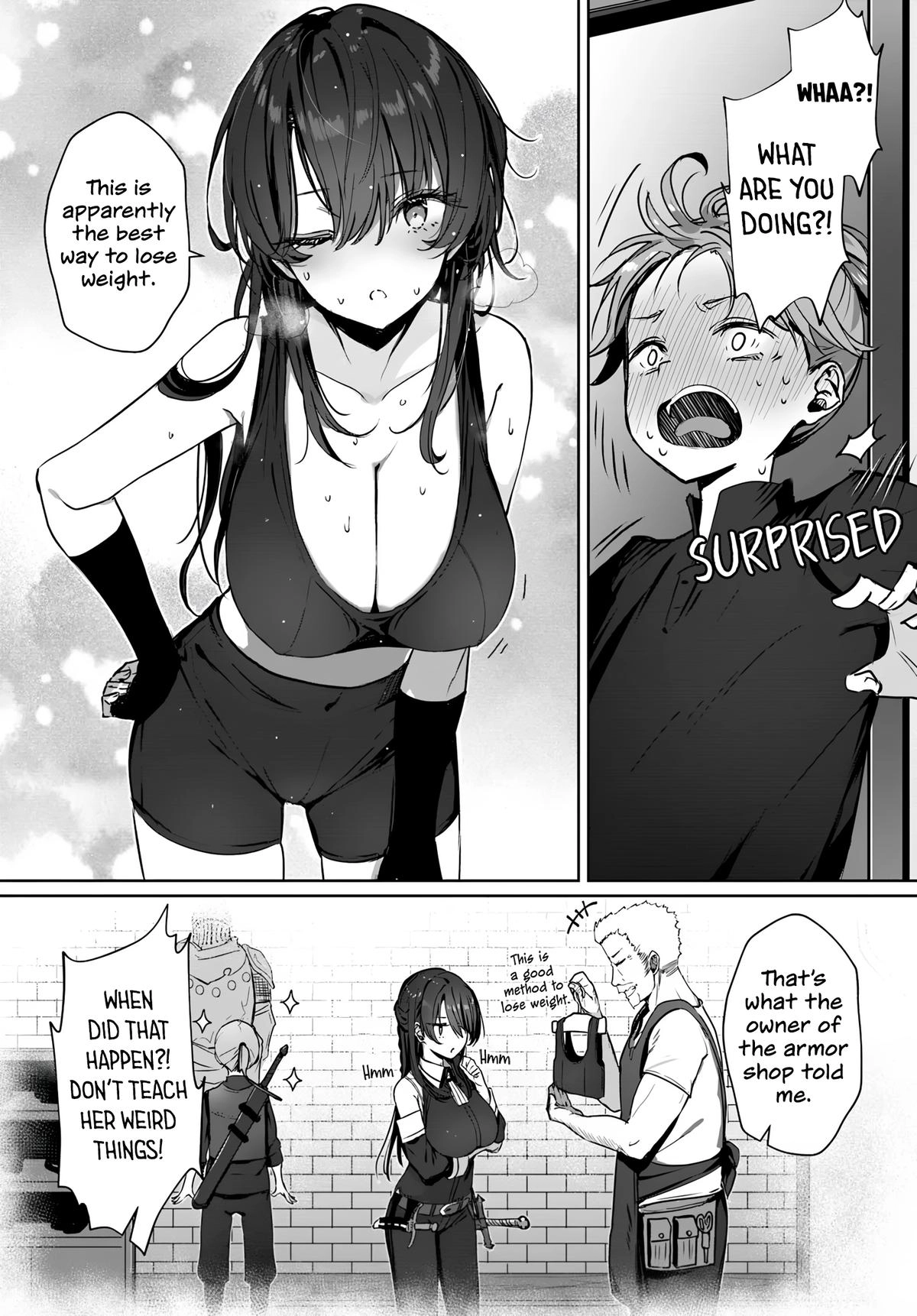 My Female Sword Master, Whom I Live With, Is So Cute That I