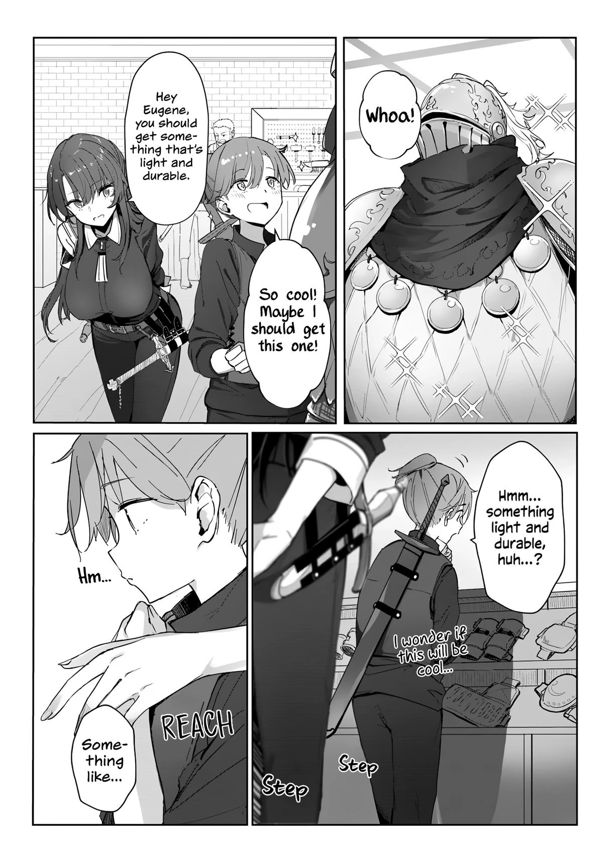 My Female Sword Master, Whom I Live With, Is So Cute That I