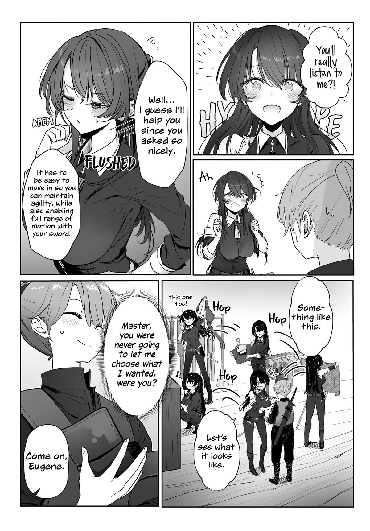 My Female Sword Master, Whom I Live With, Is So Cute That I