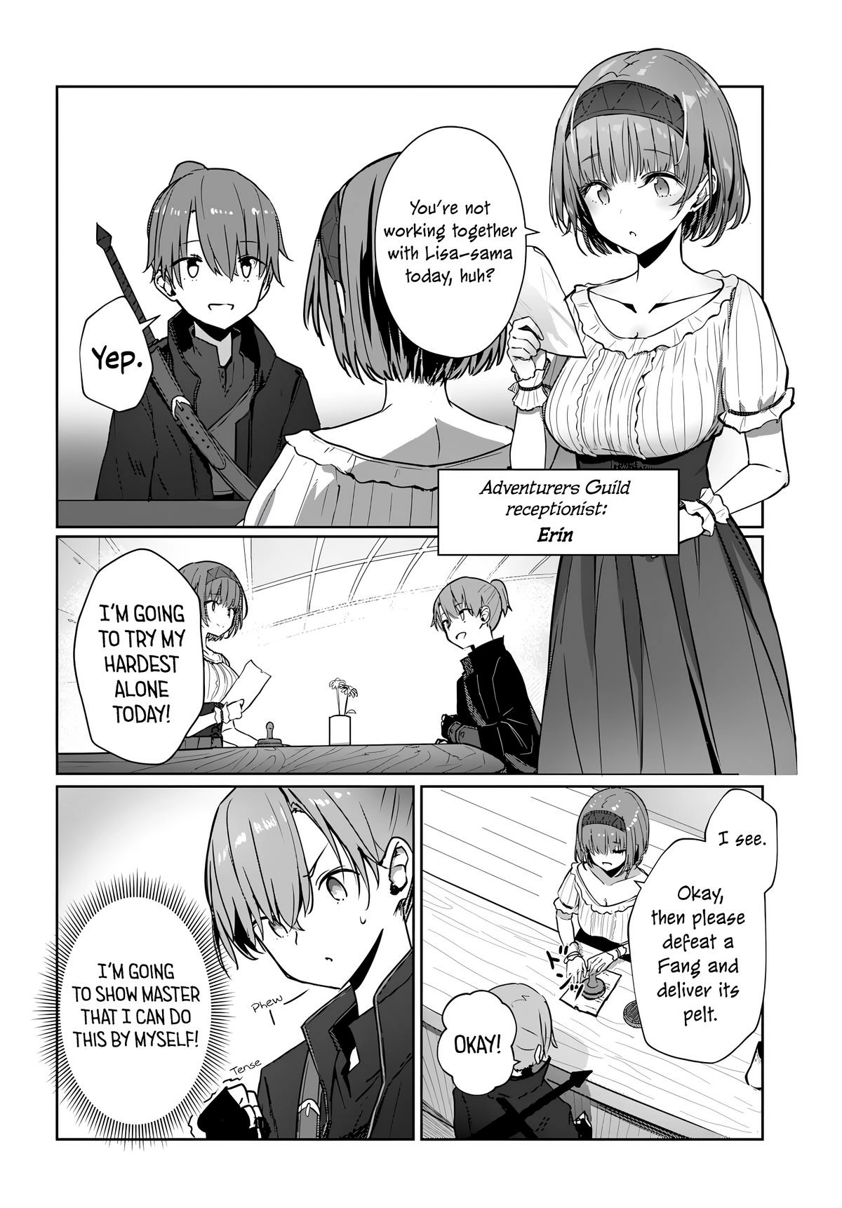 My Female Sword Master, Whom I Live With, Is So Cute That I