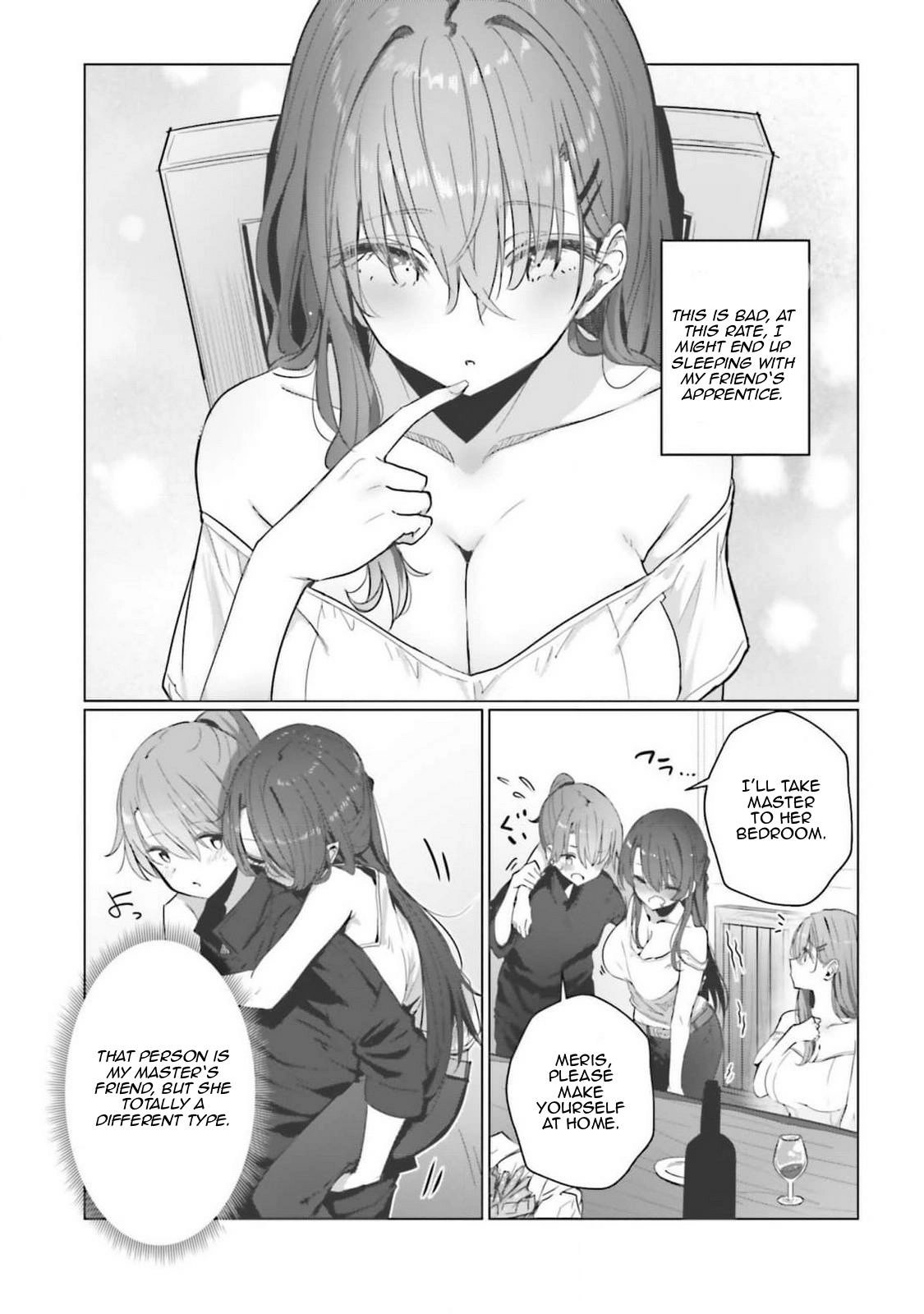 My Female Sword Master, Whom I Live With, Is So Cute That I
