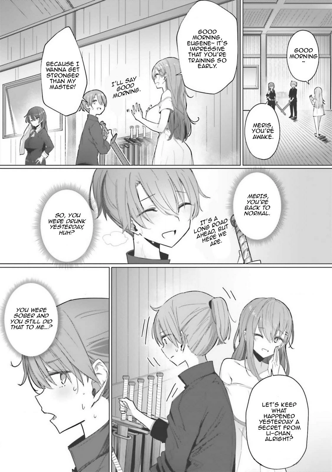 My Female Sword Master, Whom I Live With, Is So Cute That I