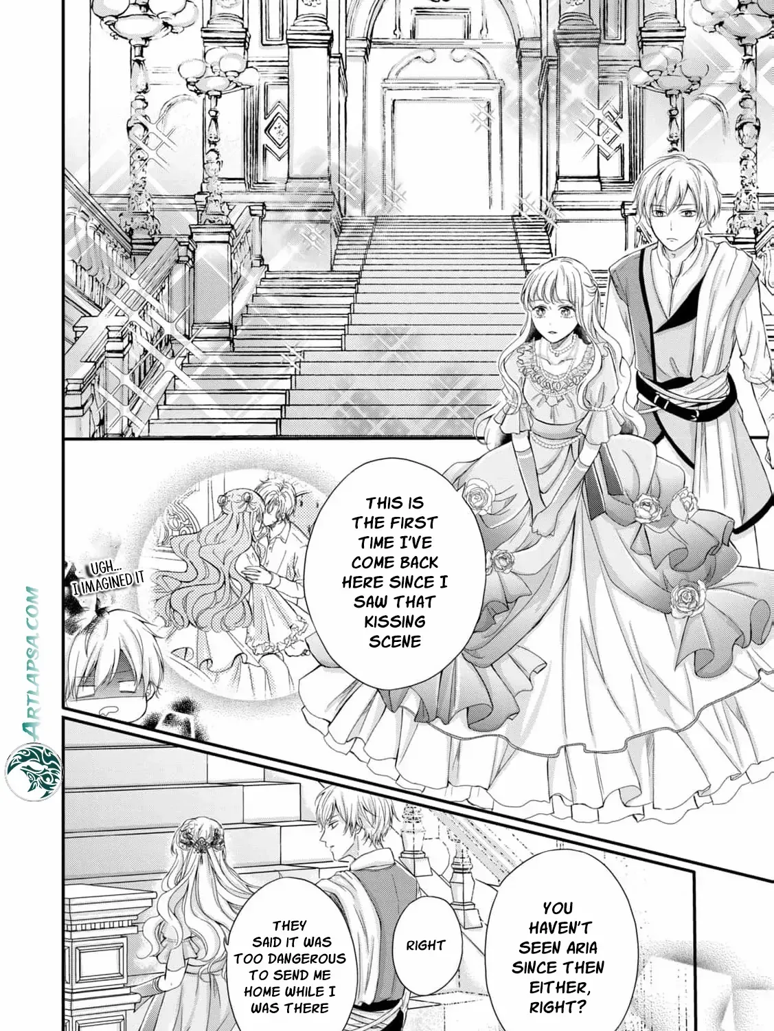 My Fiancé Forgot About Me, So I Entered a Fake Engagement with the Neighboring Prince Chapter 1 page 54 - 