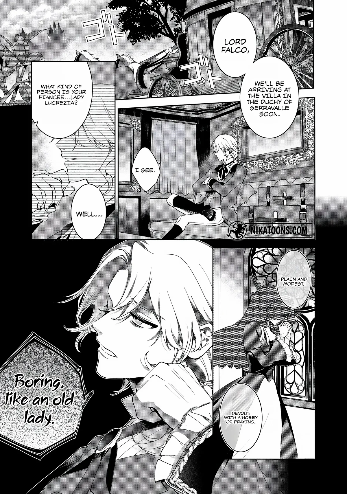 My Fiancé was taken by my Younger Sister, and Now I am Being Forced into a Marriage with the Repulsive Duke Chapter 1 page 6 - 
