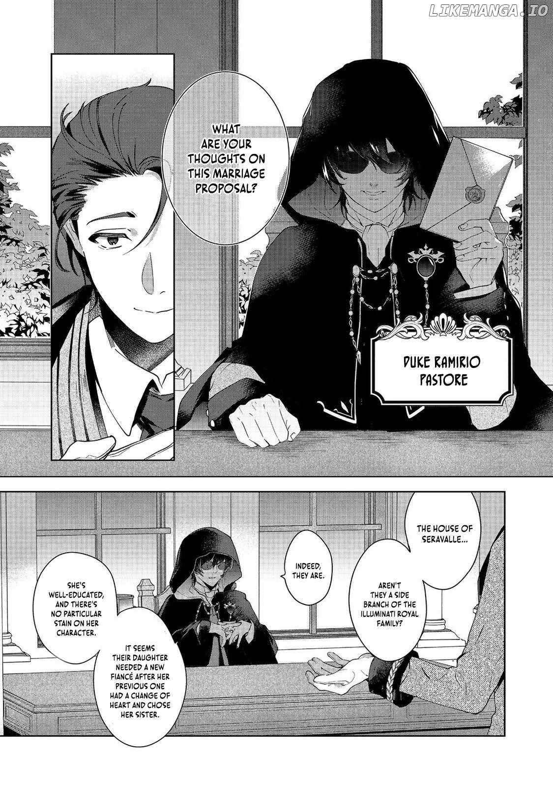 My Fiancé was taken by my Younger Sister, and Now I am Being Forced into a Marriage with the Repulsive Duke Chapter 2.1 page 4 - 