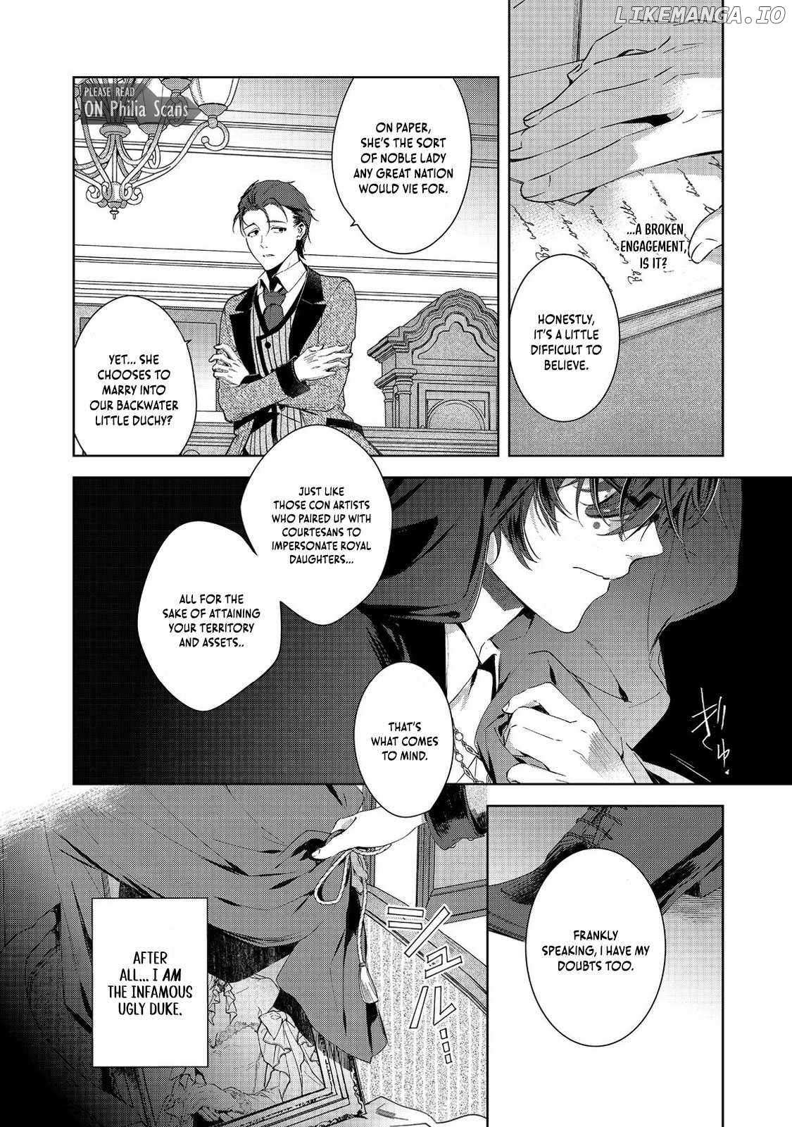My Fiancé was taken by my Younger Sister, and Now I am Being Forced into a Marriage with the Repulsive Duke Chapter 2.1 page 5 - 