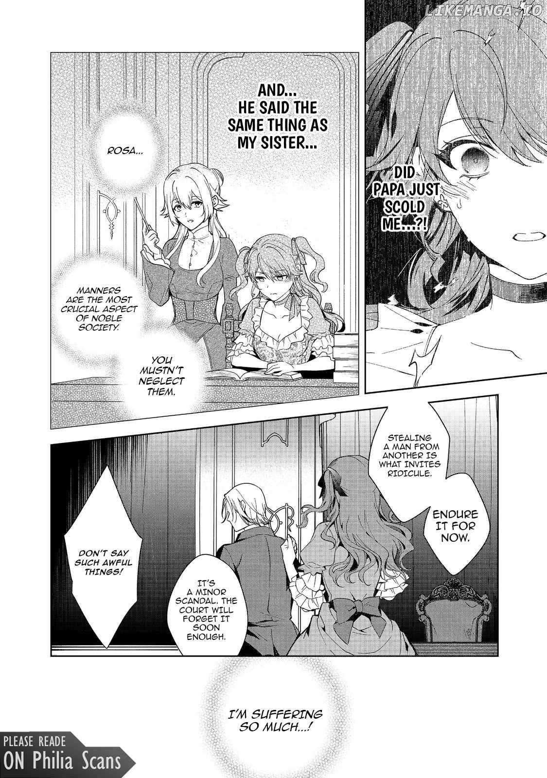 My Fiancé was taken by my Younger Sister, and Now I am Being Forced into a Marriage with the Repulsive Duke Chapter 3.1 page 14 - 