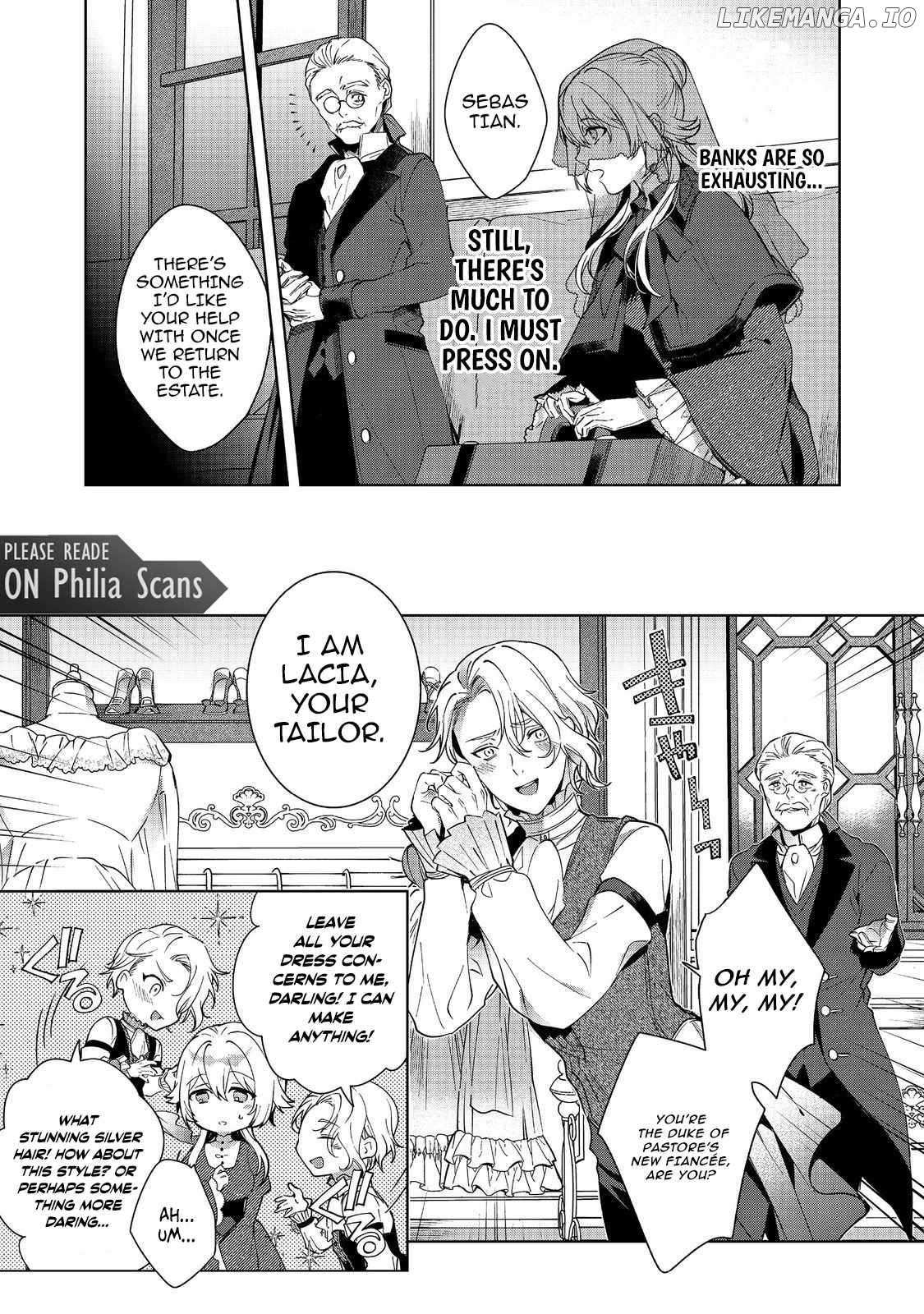 My Fiancé was taken by my Younger Sister, and Now I am Being Forced into a Marriage with the Repulsive Duke Chapter 3.2 page 8 - 
