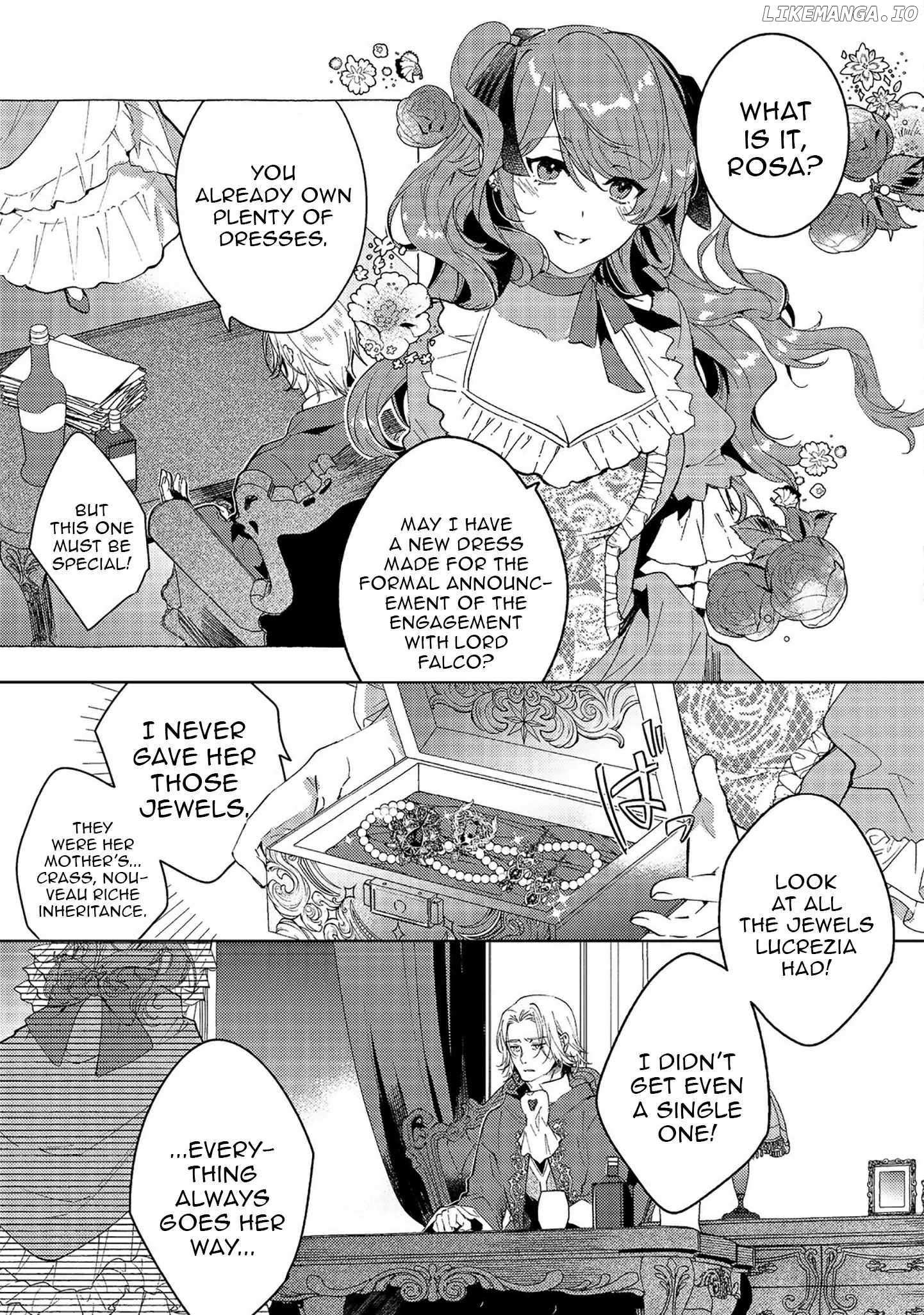 My Fiancé was taken by my Younger Sister, and Now I am Being Forced into a Marriage with the Repulsive Duke Chapter 4.2 page 1 - 