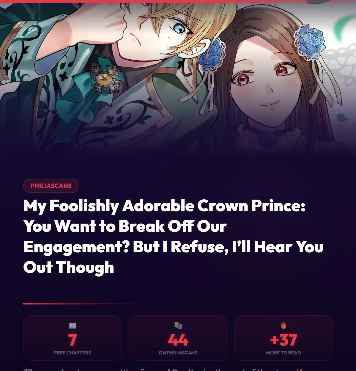 My Foolishly Adorable Crown Prince: You Want to Break Off Our Engagement? But I Refuse, I’ll Hear You Out Though Chapter 7 page 2 - 