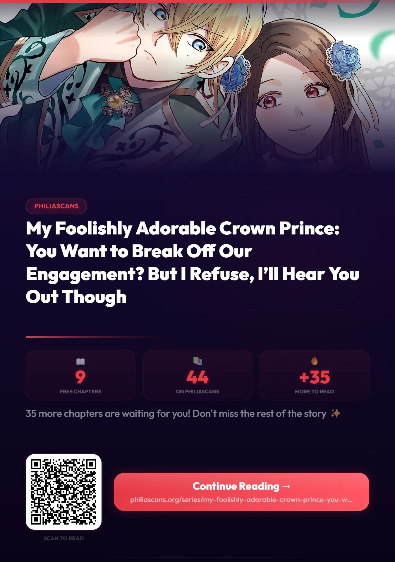 My Foolishly Adorable Crown Prince: You Want to Break Off Our Engagement? But I Refuse, I’ll Hear You Out Though Chapter 9 page 2 - 