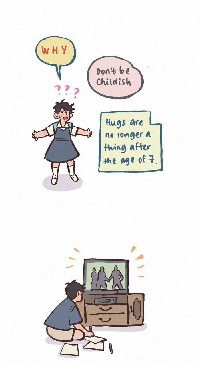 My Giant Nerd Boyfriend 1170: Hugs (1) page 4 - 