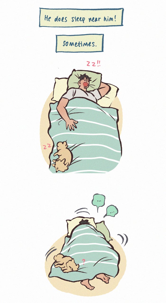 My Giant Nerd Boyfriend 1175: Sleeping page 8 - 