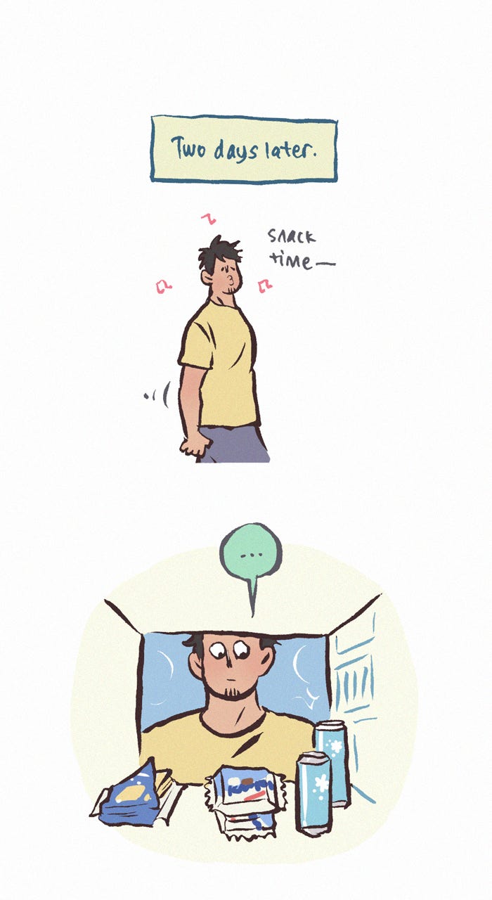 My Giant Nerd Boyfriend 1179: Snack Time page 6 - 