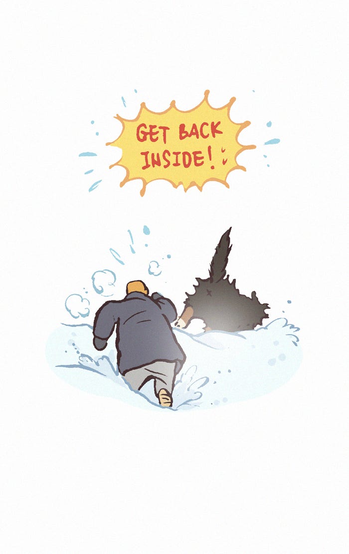 My Giant Nerd Boyfriend 1183: Snow Day page 9 - 