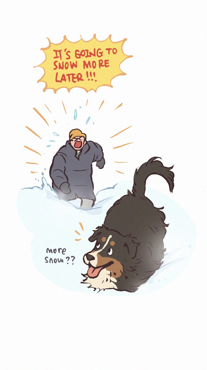 My Giant Nerd Boyfriend 1183: Snow Day page 10 - 