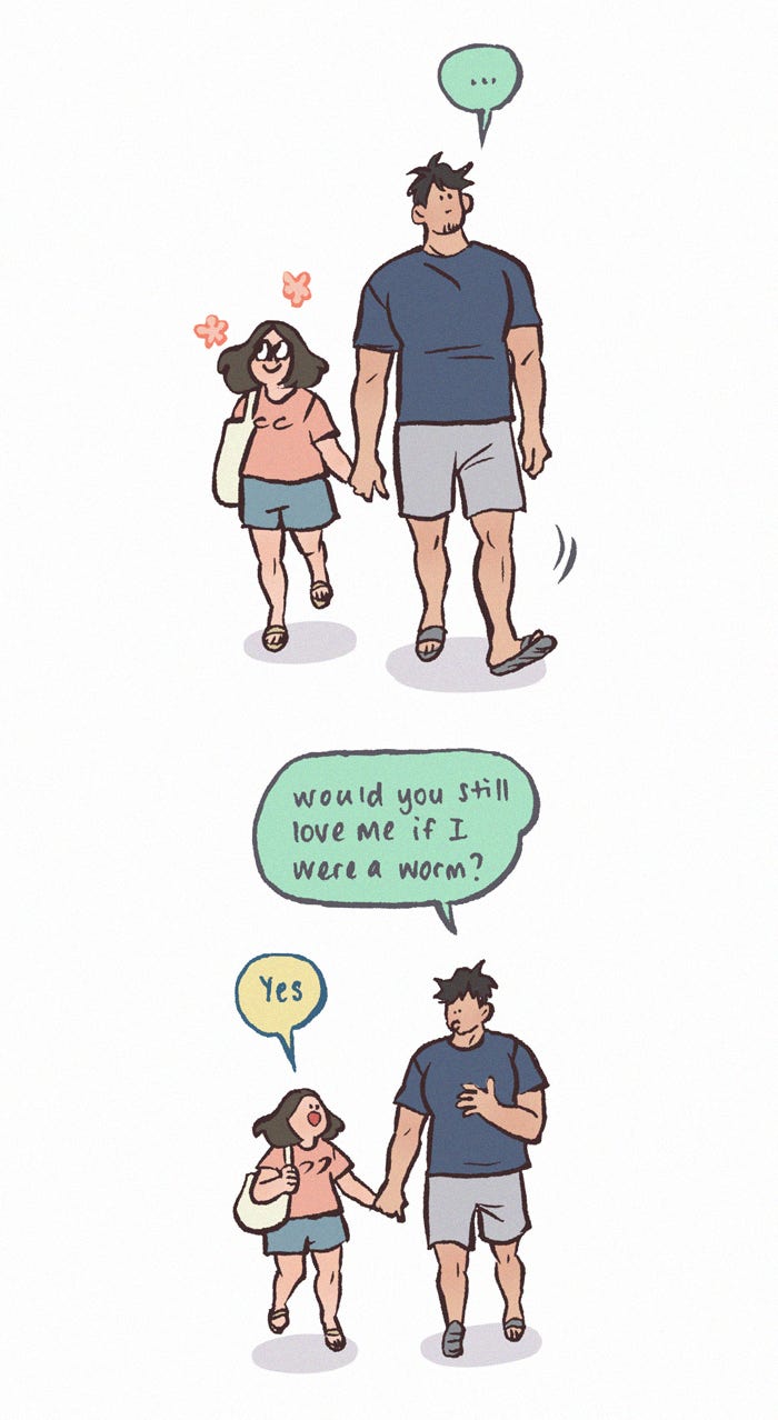 My Giant Nerd Boyfriend 1186: Questions page 2 - 